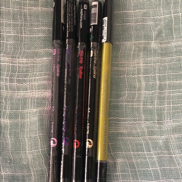 Sephora Other - Sephora Eyeliner Collection - Black, Purple, Green